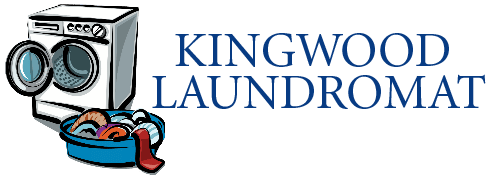 Kingwood Laundromat Washateria Laundry Service Lavanderia Logo